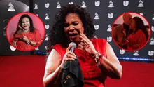 Eva Ayllón y la vez que se convirtió en la primera mujer peruana en recibir un Latin Grammy a la Excelencia Musical