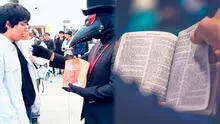 Estudiante se niega a arrancar una hoja de una Biblia por S/400 tras reto de tiktoker: “Me iría al infierno” Estudiante se niega a arrancar una hoja de una Biblia por S/400 tras reto de tiktoker: “Me iría al infierno”