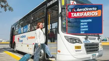 Aerodirecto 2025: este es el tarifario oficial de los buses que te llevan y traen del nuevo Aeropuerto Jorge Chávez, vía ATU