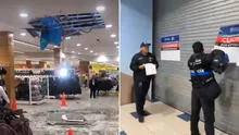 Colapsa parte del techo de Metro de Plaza Lima Sur: Municipalidad de Chorrillos clausuró el local por falta de seguridad Colapsa parte del techo de Metro de Plaza Lima Sur: Municipalidad de Chorrillos clausuró el local por falta de seguridad