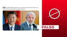 No hay registros de un "acuerdo comercial de 20 años" entre Brasil y China tras el aumento arancelario de Donald Trump