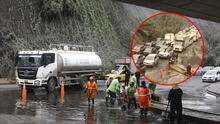 Costa Verde: gran congestión vehicular por aniego en la bajada a la playa Agua Dulce en Chorrillos Costa Verde: gran congestión vehicular por aniego en la bajada a la playa Agua Dulce en Chorrillos