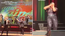 Traductora de lenguaje de señas se roba el show al interpretar con gran entusiasmo los temas de los Hermanos Yaipén durante concierto