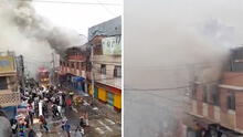 Reportan incendio en galería comercial de Huacho: ambulantes temen expansión de fuego