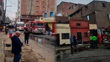 Voraz incendio consume inmueble en quinta de Cercado de Lima: 8 unidades de bomberos atienden emergencia