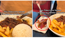Peruano genera fuerte debate en redes al quitarle cebollas y tomates a su lomo saltado: “Así no es, mano”