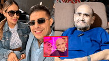 Novio de Pamela López le hace fallida broma a Edgar Vivar y actor mexicano lo ignora: “Don barriga, no tengo la renta”