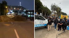 Tráfico intenso se registró en la Costa Verde por montículos de tierra que dejó enfrentamiento entre pescadores y municipales Tráfico intenso se registró en la Costa Verde por montículos de tierra que dejó enfrentamiento entre pescadores y municipales
