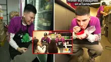Cristorata sorprende al trabajar en Tambo y bromea con pregunta sobre su sueldo a clienta: "Aquí me pagan más"