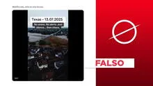Este video no corresponde a las inundaciones en Texas de 2025: fue creado con IA