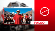 Este video no muestra a mineros artesanales pidiendo un tren a Rafael López Aliaga para Cerro de Pasco