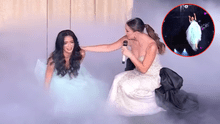 Modelo cubana en el Miss Universe Latina de Telemundo cae desde tres metros: video captó preciso instante del accidente