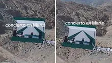 Concierto en la cima de un cerro en Perú deja boquiabiertos a internautas: "¿Es Marte?”
