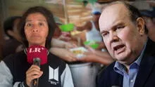 Dirigente de olla común responde a López Aliaga tras ser insultada por reportar sangrecita podrida: "Pido que me respete y se retracte"