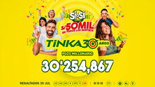 Resultados de La Tinka HOY: números ganadores, premios y Pozo Millonario de este 23 de julio