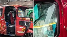 Sicario embosca a mototaxista en SJL y dispara cinco veces contra su unidad: conductor esquiva las balas y sobrevive de milagro
