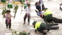 Escolares de El Agustino cantan “Flor de Retama” durante desfile escolar: “La delincuencia no nos va a callar”