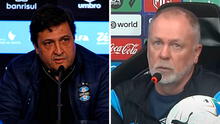 Presidente de Gremio habló sobre futuro del DT Mano Menezes tras eliminación ante Alianza Lima: "No estamos contentos"