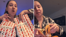 Peruana gastó más de S/100 en hamburguesas de Flavia Laos y terminó decepcionada: "Solo vino con pepinos"