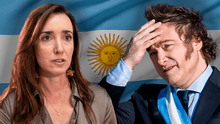 La tensa relación entre Milei y su vicepresidenta Victoria Villaruel se agrava en plena crisis económica argentina