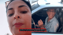 Andrea Luna enfrenta a taxista que lo acosó en plena calle de Miraflores: “Este sujeto me gritaba y hacía gestos obscenos”