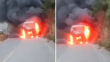 Bus de orquesta musical arde en llamas en Chimbote: músicos se salvaron de morir, pero perdieron todos sus instrumentos