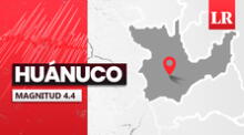 Temblor de magnitud 4,4 se sintió en Huánuco hoy, según IGP