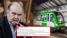 Ositrán desmiente a Rafael López Aliaga: trenes de la Línea 1 fabricados en Italia no llegaron usados a Perú
