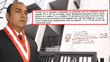 JNJ: Gino Ríos fue denunciado por presunto plagio ante el Colegio de Abogados de Lima