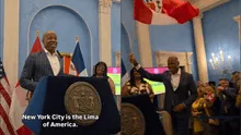 Eric Adams, alcalde de Nueva York, llama su ciudad "la Lima de EEUU" tras evento con emprendedores peruanos: "Viva el Perú"