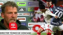 DT de Cienciano lanza rotundo mensaje a Universitario tras golazo de Alejandro Hohberg: "Hubiera sido injusto perder"