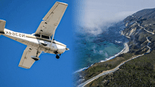 Avioneta se estrella frente a la costa de California: dos muertos y continúa la búsqueda de una tercera víctima