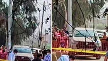 Dos cuerpos de hombres fueron hallados dentro de un costal en Lomas de Carabayllo: peritos recogen evidencias