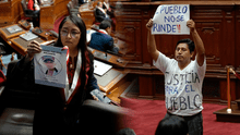 Congresistas de izquierda protestan e interrumpen discurso de Dina Boluarte al escuchar que minimizó a víctimas de protestas
