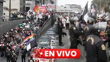 Paro de transportistas EN VIVO: manifestantes de diversos gremios llegan a la av. Abancay durante el mensaje a la nación