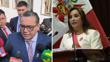 Acusan a Juan Santiváñez de llevar una portátil para Dina Boluarte y este se niega a responder