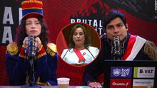 Curwen se pone a jugar tutti frutti con Carlita en medio del discurso de Dina Boluarte: "No nos interesa lo que tenga que decir"