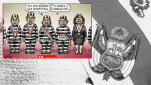 El desfile de los investigados: Carlincatura ironiza los procesos judiciales de las autoridades en el Perú