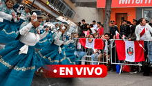 Desfile Militar EN VIVO: comparsas musicales y delegaciones de las Fuerzas Armadas inician la Gran Parada Militar por Fiestas Patrias