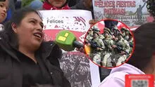 Madre conmueve al llegar desde Tarma para ver desfilar a su hijo en la Gran Parada Militar por Fiestas Patrias 2025: "Me siento orgullosa"