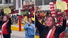 Parodian a Dina Boluarte y su supuesto cirujano plástico en desfile escolar y redes reaccionan: “Faltó su rolex”