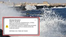 Sismate emite alerta de tsunami en celulares en Perú y recomienda cerrar los accesos a las playas