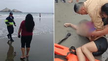 Familia se ahoga en playa de Santa Rosa: dos menores rescatadas, una adulta y una niña en estado crítico tras 30 minutos en el mar