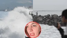 Yiddá Eslava molesta contra personas que van a la playa pese a alerta de tsunami en Perú: "¡No se metan al mar!"