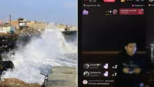 Tiktokers fueron a la Costa Verde tras alerta de tsunami por terremoto en Rusia y generan críticas