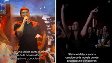 Stefano Meier emocionó a su madre tras interpretar Gorrión, la canción que selló el romance entre Marisol Aguirre y Christian Meier