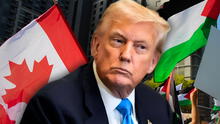 Trump dice que será muy "difícil" tener acuerdo comercial con Canadá porque reconocerán a Palestina como estado