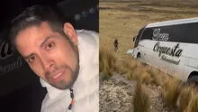 Cantante de Gran Orquesta Internacional se quiebra tras sufrir accidente en el bus: “Estamos vivos gracias a Dios”