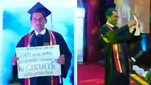 Estudiante de San Marcos expone fuerte mensaje durante graduación: "Si me encontraba un sicario, no hubiera llegado"