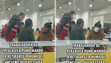 Adulto mayor y su hija con epilepsia son retirados de centro comercial y caso genera indignación en redes: "Estaban comiendo tranquilos"